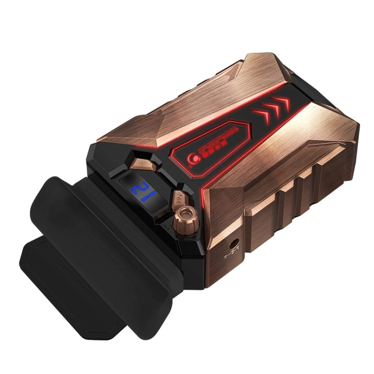 Ventoinha portátil Ice Troll 7 COOLCOLD para portátil, radiador turbo ultra silencioso, AC 220V (Bronze)