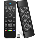 Comando Remoto Air Mouse Fly Sem Fios 2.4GHz Versão Retroiluminada Branca MX3-L, Versão Retroiluminada Branca