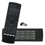 Comando Remoto Air Mouse Fly Sem Fios 2.4GHz Versão Retroiluminada Branca MX3-L, Versão Retroiluminada Branca