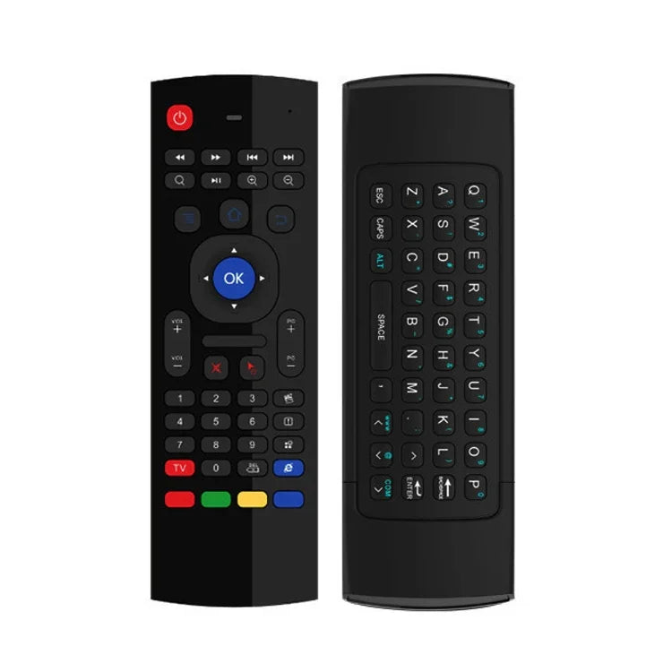 Comando Remoto Air Mouse Fly Sem Fios 2.4GHz Versão Standard MX3-L, Versão Standard