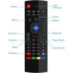 Comando Remoto Air Mouse Fly Sem Fios 2.4GHz Versão Standard MX3-L, Versão Standard