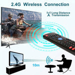 Comando Remoto Air Mouse Fly Sem Fios 2.4GHz Versão Standard MX3-L, Versão Standard