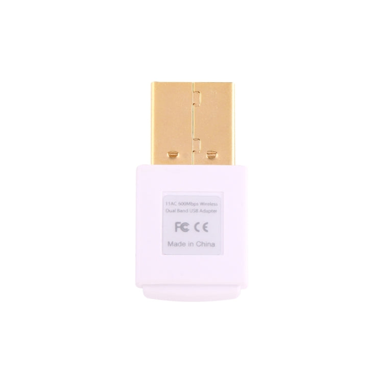 Placa de Rede WiFi Mini USB Sem Fios EDUP EP-AC1619 600Mbps 2.4G / 5.8Ghz Banda Dupla 150M+433M para Notebook / Portátil / PC, EP-AC1619 600Mbps (Branco), EP-AC1619 600Mbps (Preto)