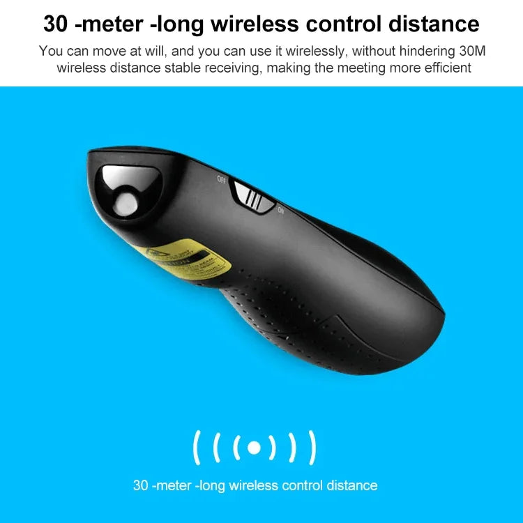 Logitech R800 Apresentador Sem Fios USB 2.4GHz para PPT, Caneta Flip, R800