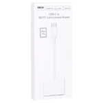 NK103TC Leitor de Câmera USB-C / Type-C Macho para SD + TF + USB Fêmea 3 em 1, NK103TC
