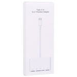 Adaptador NK-1032TC 5 em 1 USB-C Macho para SD / TF / 2xUSB / Type-C Fêmea, NK1032TC