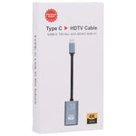 Adaptador USB-C / Type-C Macho para HDTV Fêmea 4K UHD TH001 (Cinza), TH001 (Vermelho)