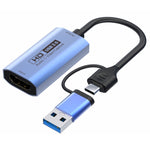 Placa de Captura de Vídeo HD HDMI/F Fêmea para USB-C / Type-C+USB 3.0/M Macho Z29C, Z29C