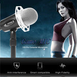 Compatível com PC e Mac para transmissões ao vivo, KTV, etc.