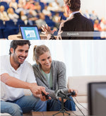 Compatível com PC e Mac para transmissões ao vivo, KTV, etc.