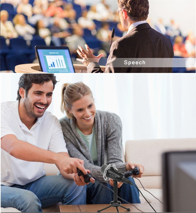 Compatível com PC e Mac para transmissões ao vivo, KTV, etc.