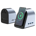 Adaptador HUB BYL-2211 10 em 1 USB-C / Tipo-C, suporta carregador de telemóvel, BYL-2211