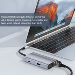 Adaptador HUB estação de ancoragem BYL-2111U3 7 em 1 USB-C / Tipo-C para USB, BYL-2111U3