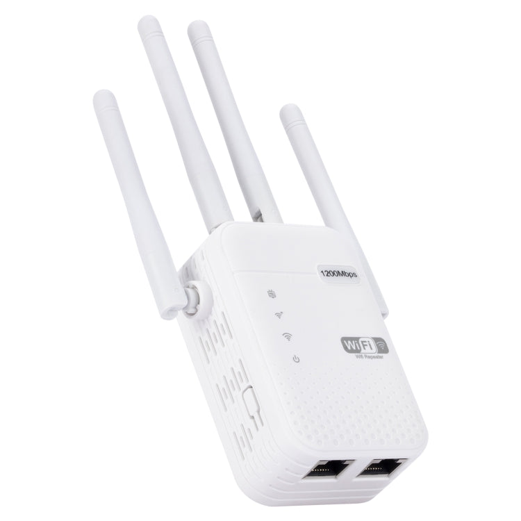 ZX-R08 Repetidor WiFi 1200Mbps Banda Dupla 2.4G/5G Amplificador de Sinal Roteador Externo WISP, Ficha US, 1200Mbps