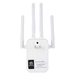 ZX-R08 Repetidor WiFi 1200Mbps Banda Dupla 2.4G/5G Amplificador de Sinal Roteador Externo WISP, Ficha US, 1200Mbps