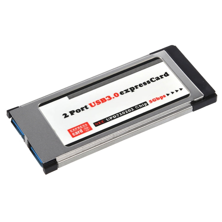 Placa Express PCI 34mm com 2 Portas USB 3.0 5Gbps para Portátil / Notebook, 34mm