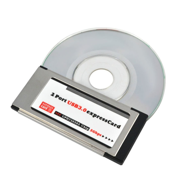 Placa Express PCI 34mm com 2 Portas USB 3.0 5Gbps para Portátil / Notebook, 34mm
