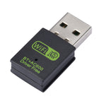 Adaptador de rede USB 2 em 1 Bluetooth WiFi 600M, receptor de sinal WiFi, 605