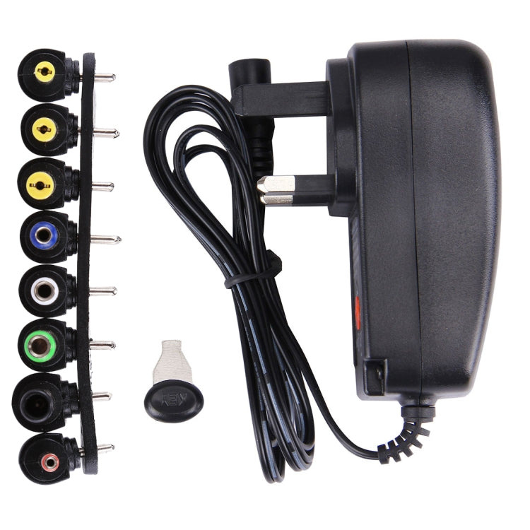 Adaptador Universal de Parede com Ficha UK 30W com Porta USB 5V 2.1A, Pontas: 8 Peças, Comprimento do Cabo: Cerca de 1,2m, Ficha UK