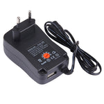 Adaptador Universal de Parede com Ficha EU 30W com Porta USB 5V 2.1A, Dicas: 6 PCS, Comprimento do Cabo: Cerca de 1,2m, Ficha EU