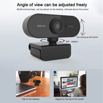 Câmara USB HD-U01 1080P com microfone