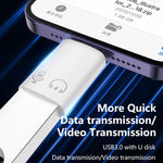 Adaptador OTG 8 Pinos para USB 3.0, 8 Pinos para USB 3.0