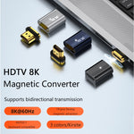 Adaptador HDMI fêmea para DP macho 8K 60Hz