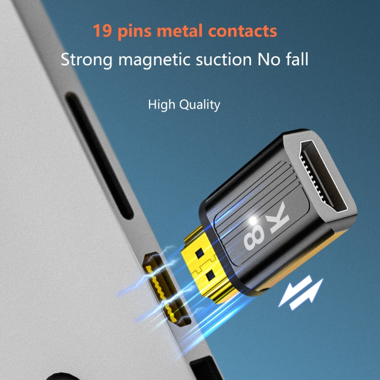 Adaptador HDMI fêmea para DP macho 8K 60Hz