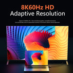 Adaptador HDMI fêmea para DP macho 8K 60Hz