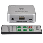 Adaptador Gravador de Captura de Áudio EZCAP241, Conversor Digitalizador de Áudio Analógico RCA R/L 3,5mm para MP3