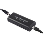 Adaptador de Conector de Energia Fêmea DC 5,5 x 2,1mm para USB-C / Type C Fêmea com Cabo USB-C / Type C de 30cm, 5,5x2,1mm