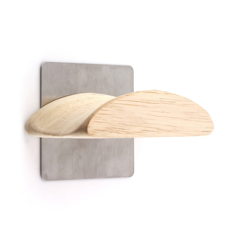 Suporte de Auscultadores de Parede Quadrado em Aço Inoxidável + Madeira Maciça, PC2920A, PC2920B