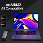 Estação de ancoragem multifunções ORICO PW11-8PC Type-C / USB-C 8 em 1 5Gbps, PW11-8PC