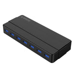 ORICO H7928-U3 HUB USB 3.0 de secretária com 7 portas em material ABS e cabo de 1m, USB 3.0