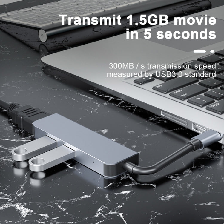 2011N Estação de ancoragem multifunções 3 em 1 USB 3.0 x2 + HDMI Tipo-C / USB-C, 2011N USB 3.0 x2 + HDMI