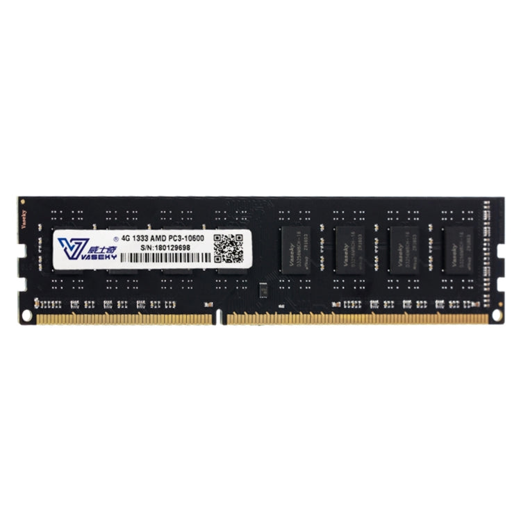 Vaseky Módulo de memória RAM DDR3 PC3-10600 AMD 4GB 1333MHz para desktop, 4GB 1333MHz AMD