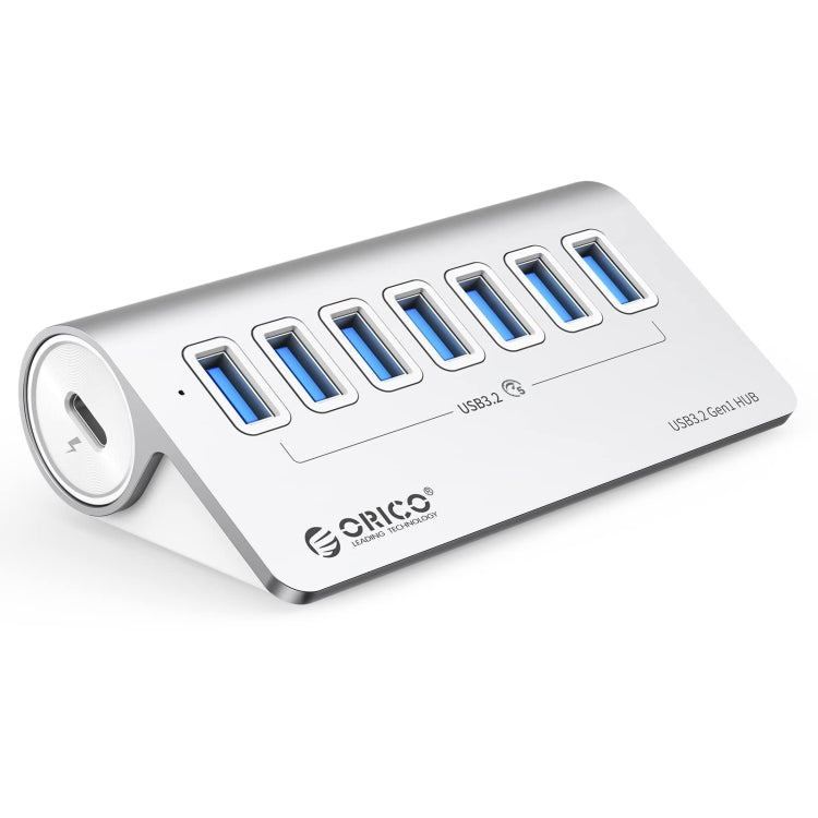 ORICO M3U7 HUB USB 3.2 Gen1 de liga de alumínio com 7 portas e cabo de 1m, M3U7 1m