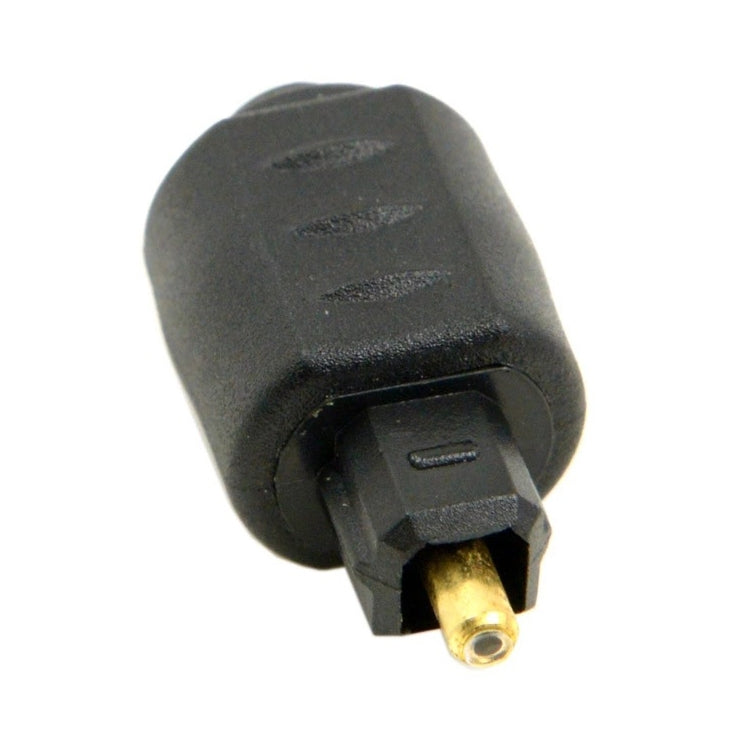 Adaptador de fibra ótica EMK de porta redonda para porta quadrada, adaptador áudio, porta redonda para porta quadrada