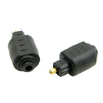Adaptador de fibra ótica EMK de porta redonda para porta quadrada, adaptador áudio, porta redonda para porta quadrada