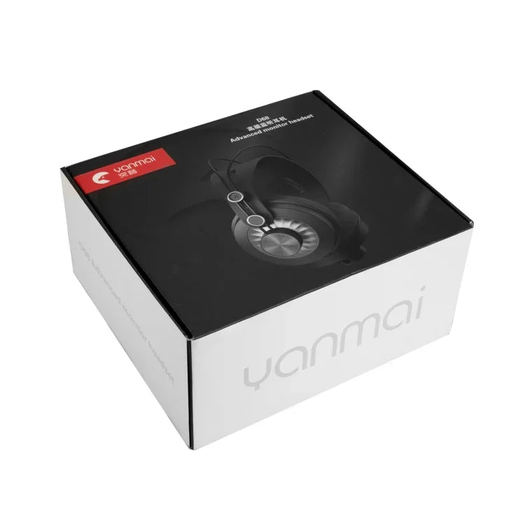 Yanmai D68 Auscultadores Monitor de Gravação, D68 (Preto Dourado)