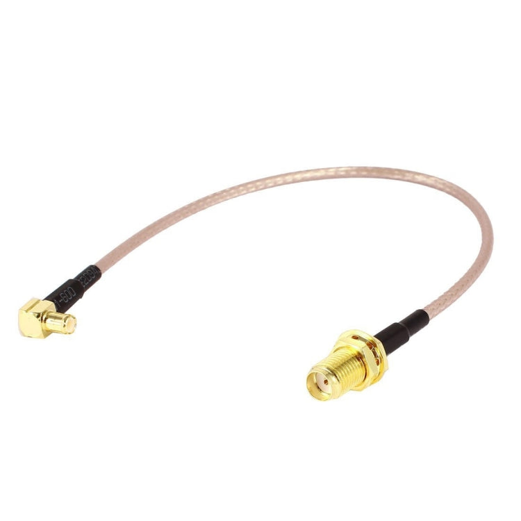 Adaptador de Ângulo Reto SMA Fêmea para MCX Macho para Cabo Coaxial RF RG316, SMA Fêmea para MCX Macho