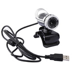 Webcam A859 480 Pixels HD 360 Graus USB 2.0 para PC com Microfone Absorvente de Som para Computador e Portátil, Comprimento do Cabo: 1,4m