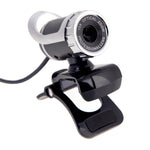 Webcam A859 480 Pixels HD 360 Graus USB 2.0 para PC com Microfone Absorvente de Som para Computador e Portátil, Comprimento do Cabo: 1,4m