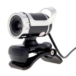 Webcam A859 480 Pixels HD 360 Graus USB 2.0 para PC com Microfone Absorvente de Som para Computador e Portátil, Comprimento do Cabo: 1,4m