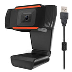 Webcam A870 480P Pixels HD 360 Graus USB 2.0 para PC com Microfone para Skype, Computador e Portátil, Comprimento do Cabo: 1,4m, A870 (Laranja), A870 (Preto)
