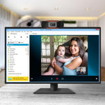 Webcam A870 480P Pixels HD 360 Graus USB 2.0 para PC com Microfone para Skype, Computador e Portátil, Comprimento do Cabo: 1,4m, A870 (Laranja), A870 (Preto)