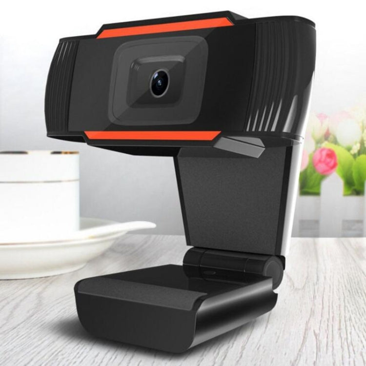 Webcam A870 480P Pixels HD 360 Graus USB 2.0 para PC com Microfone para Skype, Computador e Portátil, Comprimento do Cabo: 1,4m, A870 (Laranja), A870 (Preto)