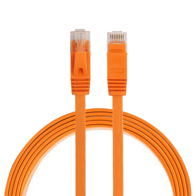 Cabo de Rede Ethernet LAN CAT6 Ultra-fino Plano 1m, Cabo Patch RJ45, Comprimento: 1m