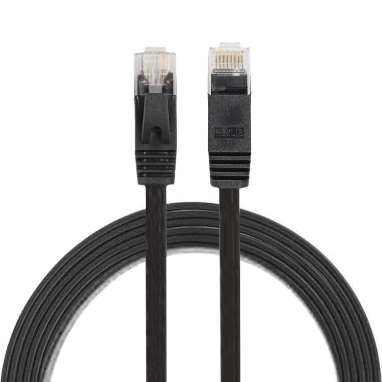 Cabo de Rede Ethernet LAN CAT6 Ultra-fino Plano 1,8m, Cabo Patch RJ45, Comprimento: 1,8m