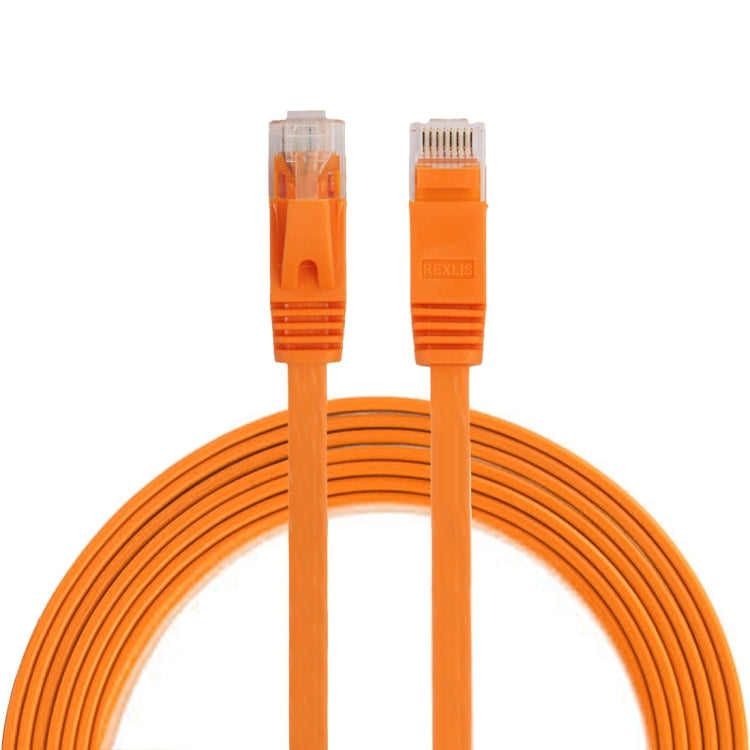 Cabo de Rede Ethernet LAN CAT6 Ultra-fino Plano 2m, Cabo Patch RJ45, Comprimento: 2m